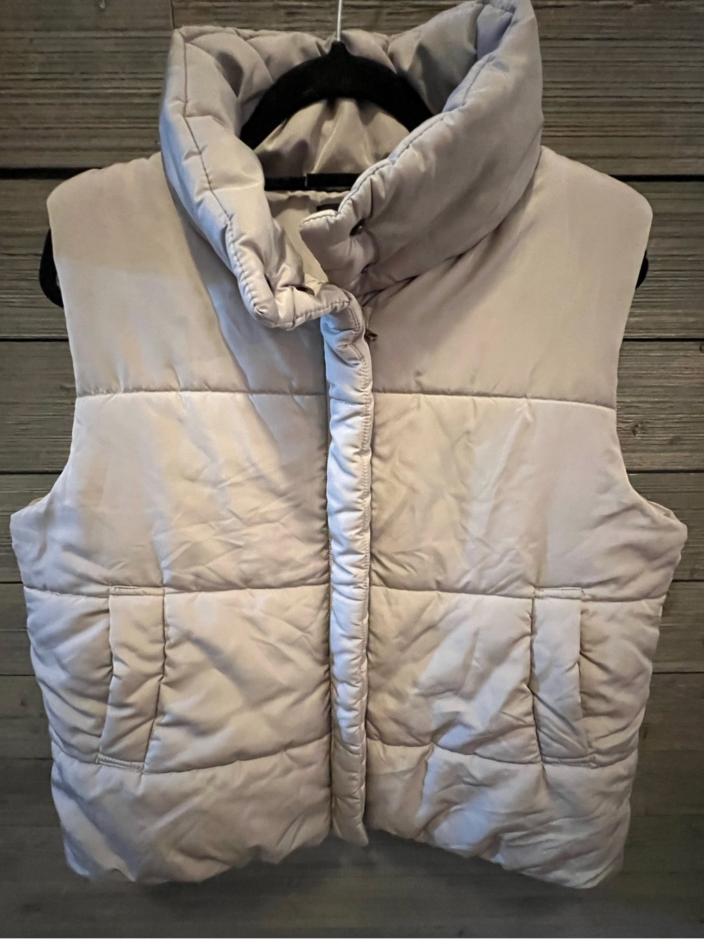 Blu Pepper Cream Quilted Puffer Vest